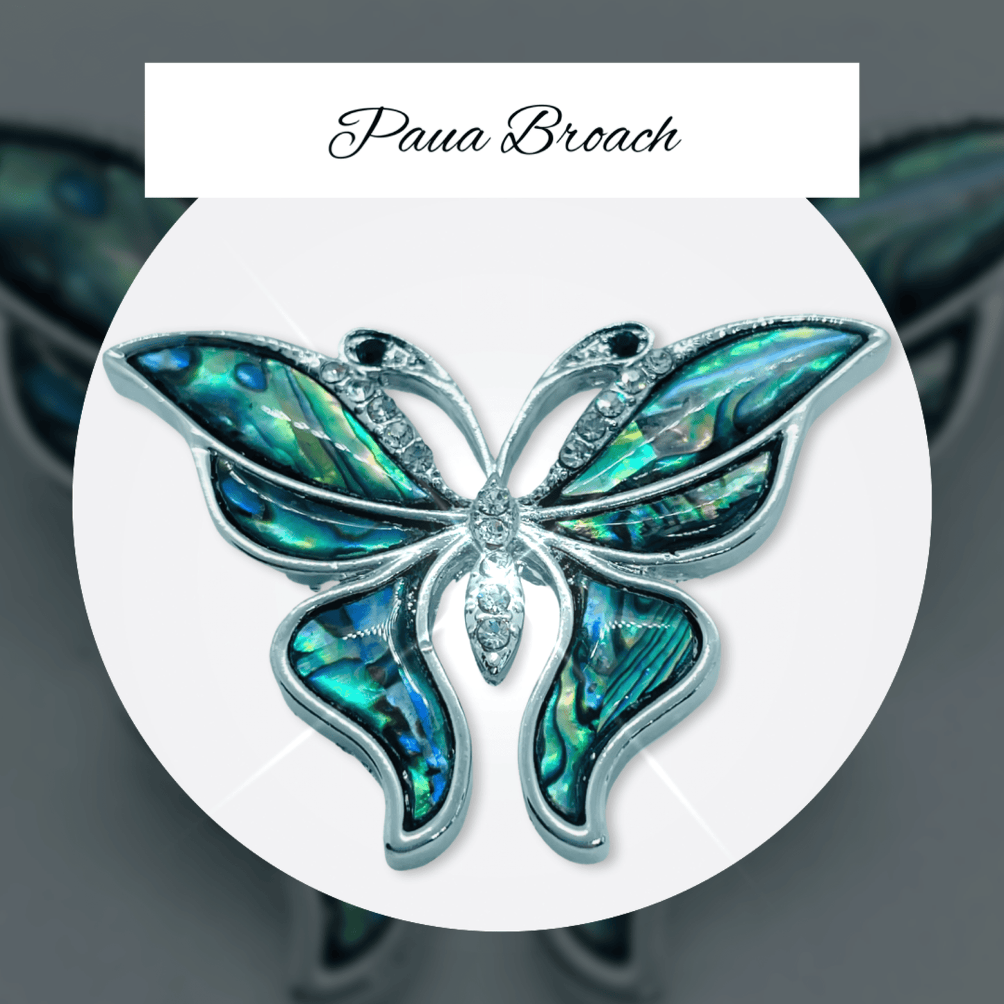 Butterfly Paua broach Brooches & Lapel Pins