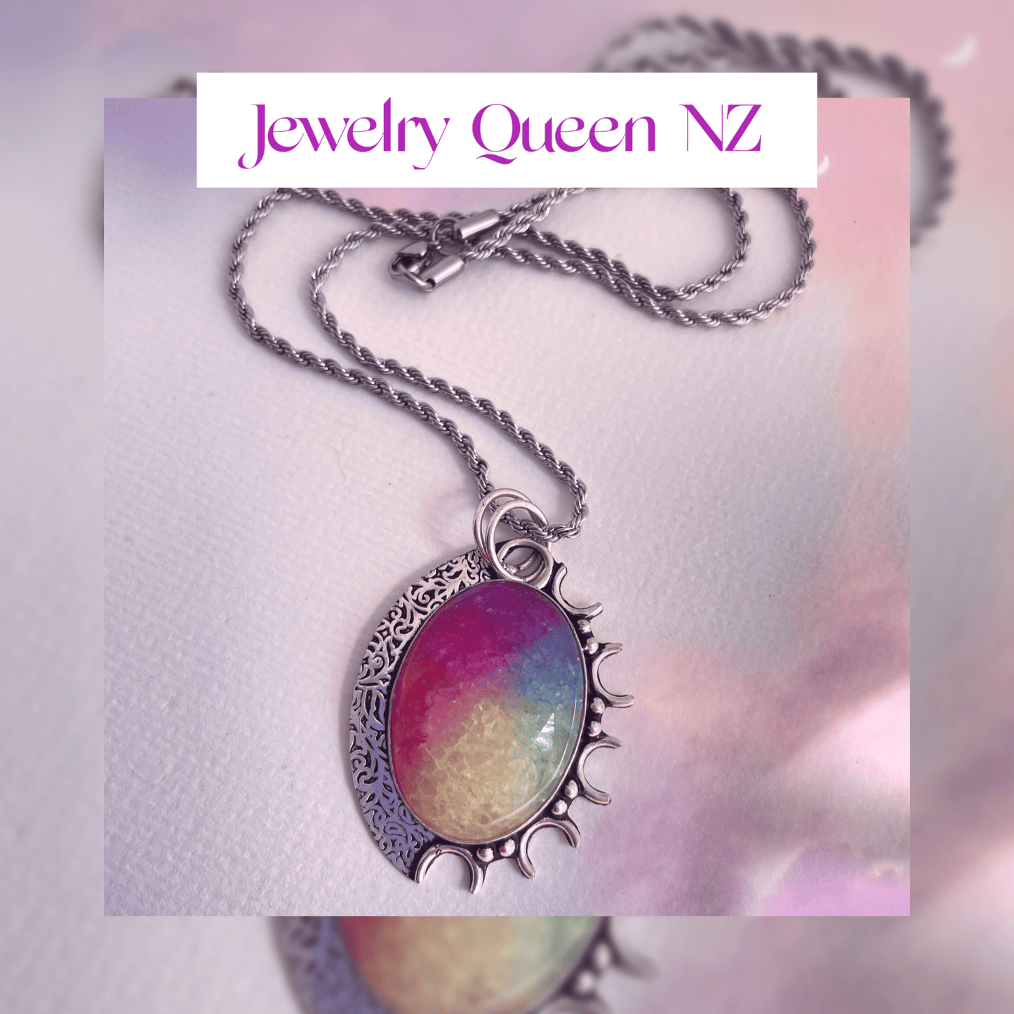 Stunning Solar Quartz necklace