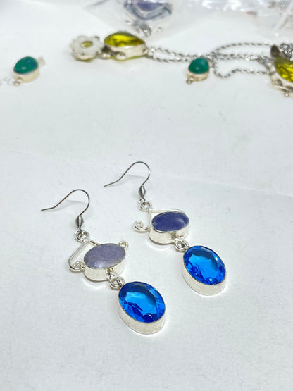 Amethyst and Topaz earrings Earrings