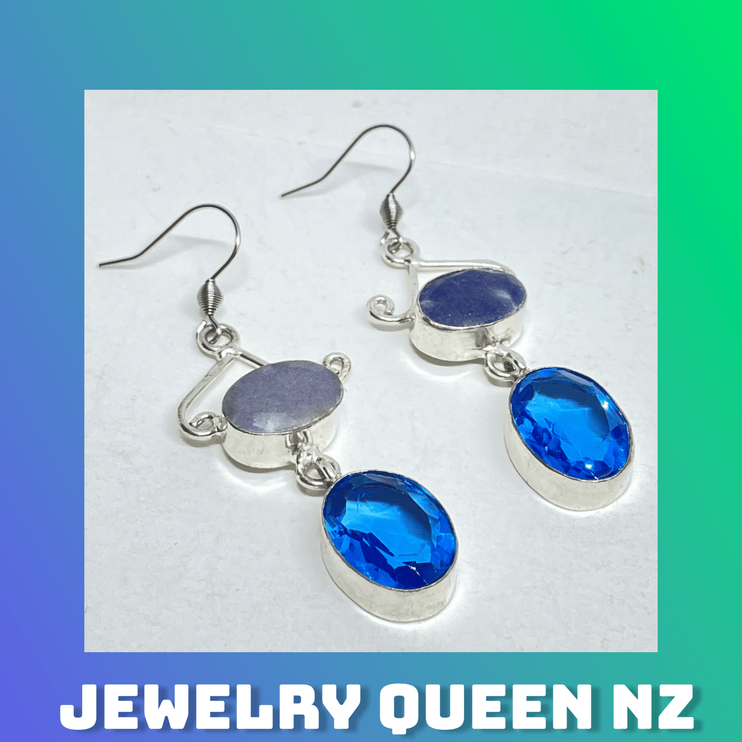 Blue Topaz earrings Earrings