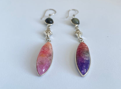 Druzy Agate drop earrings Earrings