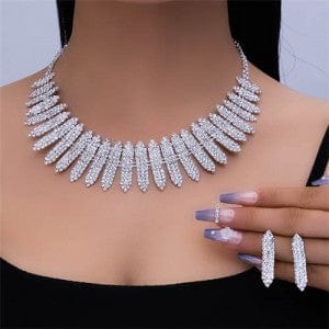 Elegant Bridal necklace and earrings set Jewelry Sets