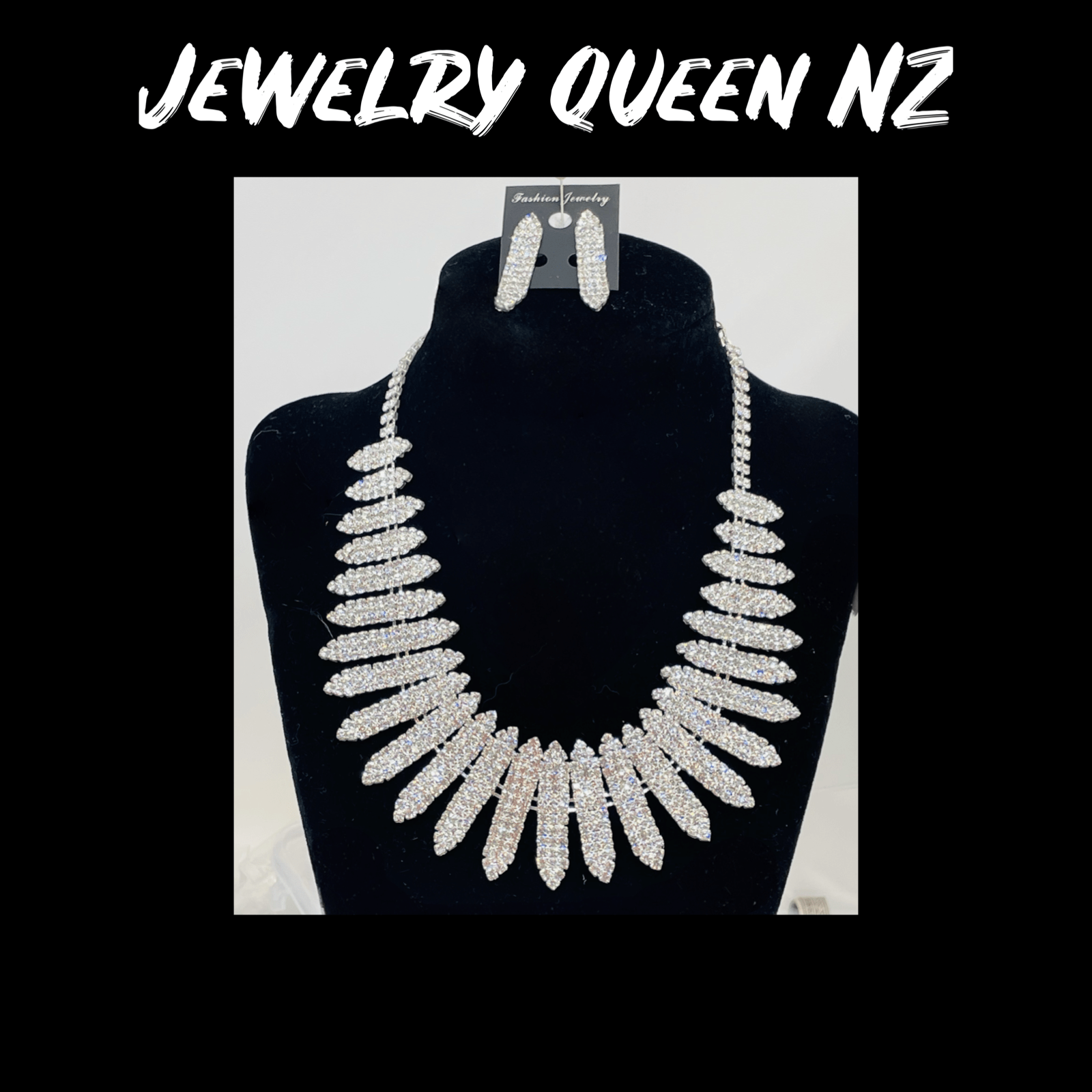 Elegant Bridal necklace and earrings set Jewelry Sets