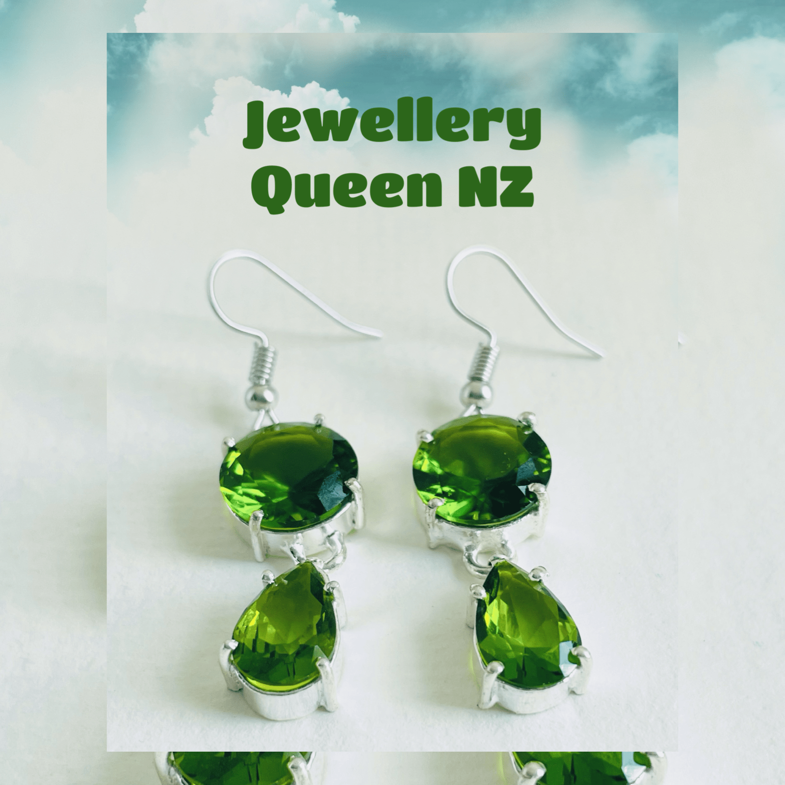 Faceted Peridot earrings Earrings