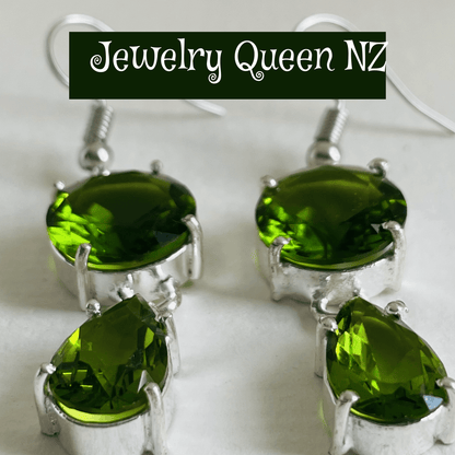 Faceted Peridot earrings Earrings