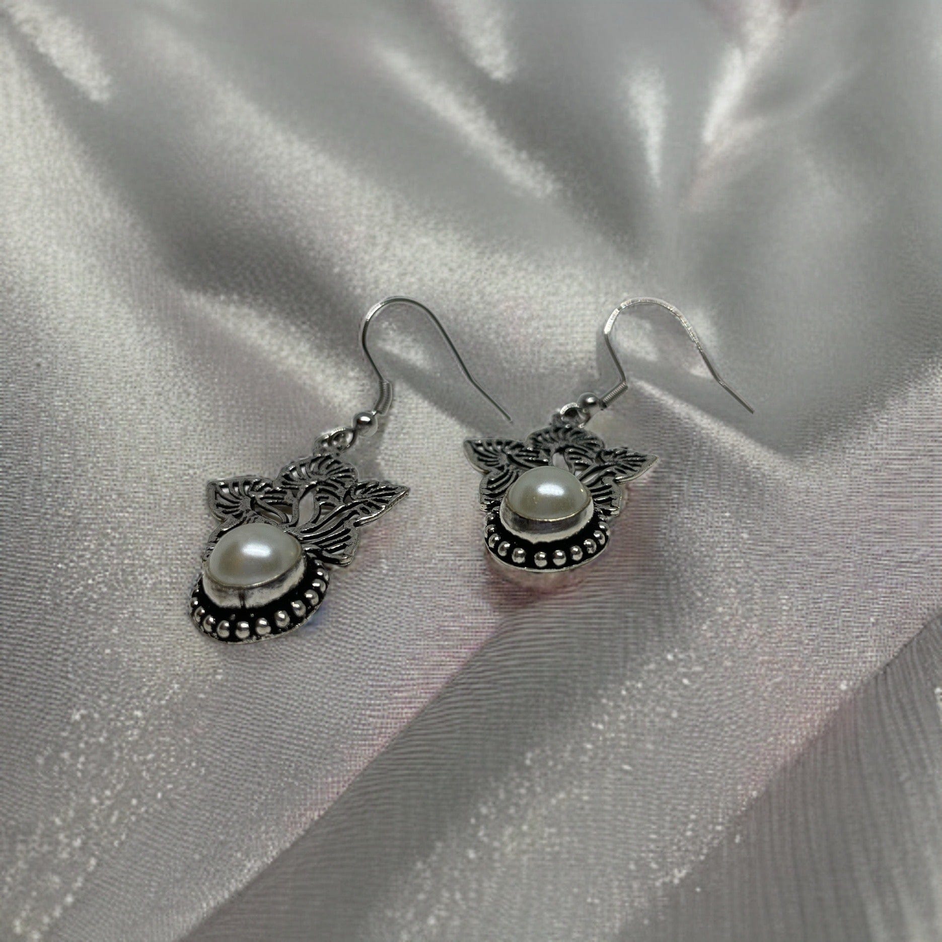 Flower Pearlescent earrings Earrings