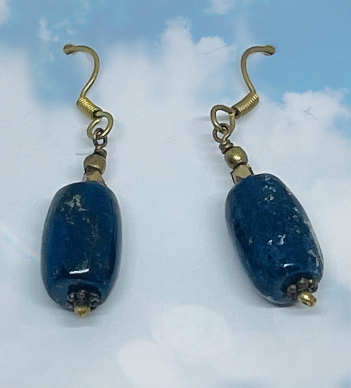 Handmade Lapis Lazuli brass necklace set Jewelry Sets