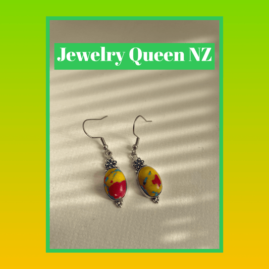 Mosaic Jasper earrings