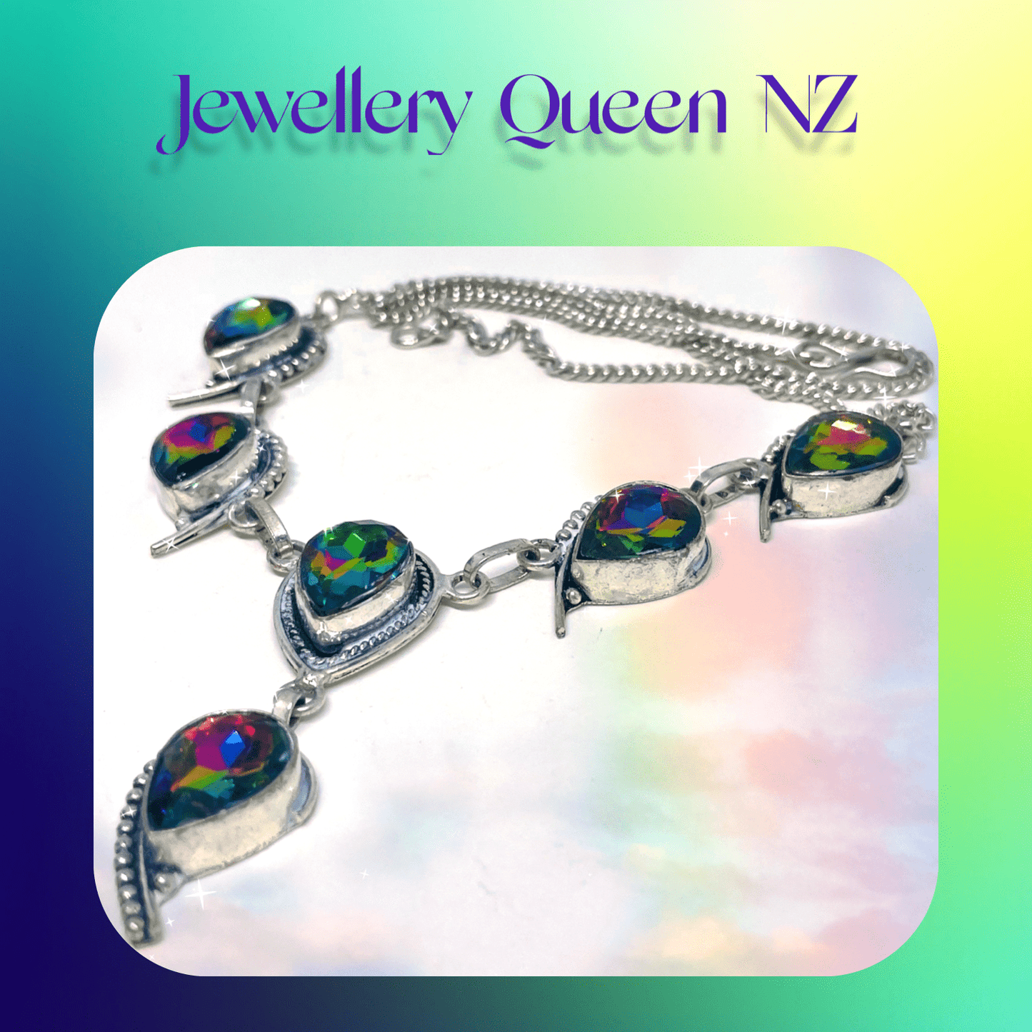 Mystic Topaz necklace Necklaces