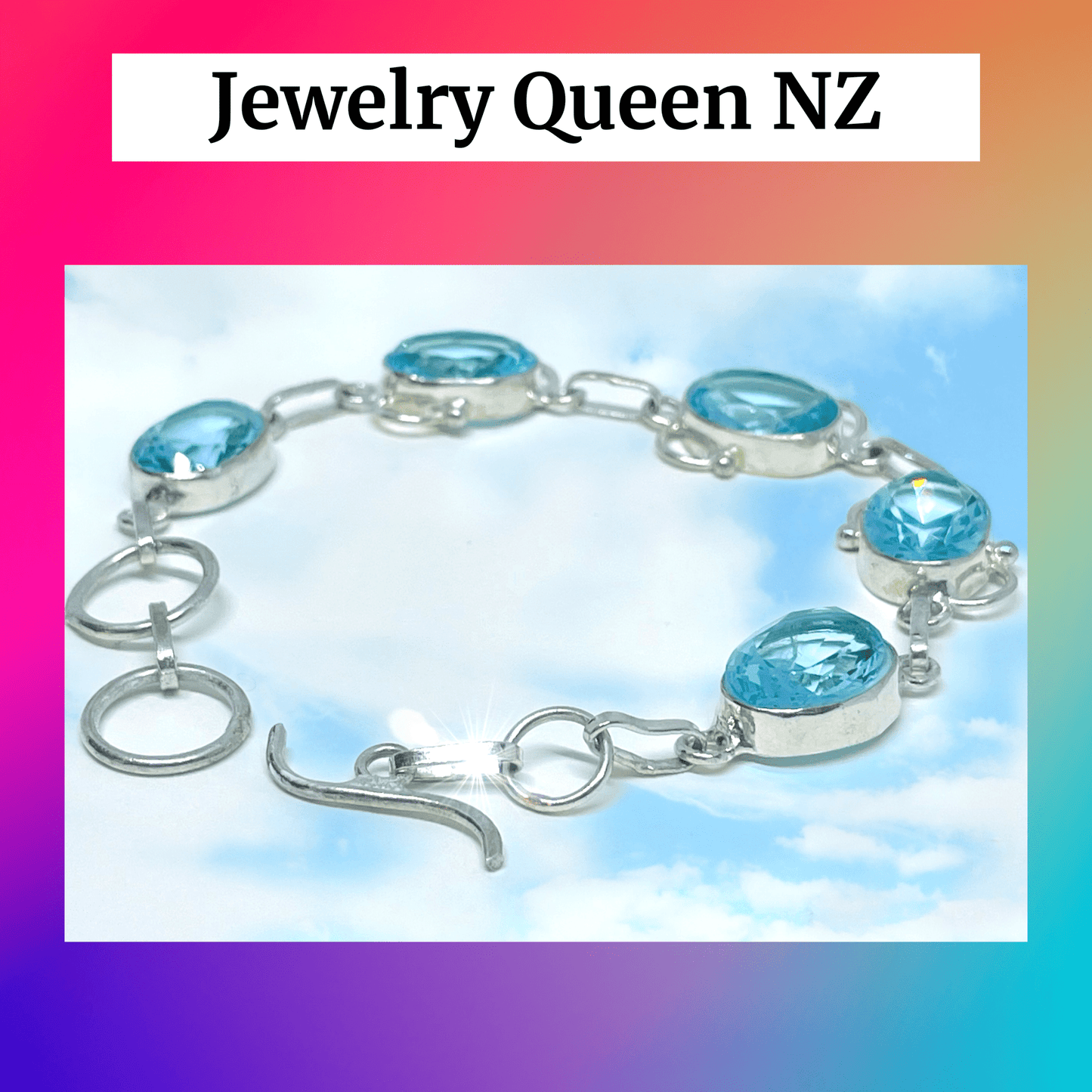 Sparkling Blue Topaz bracelet Bracelets