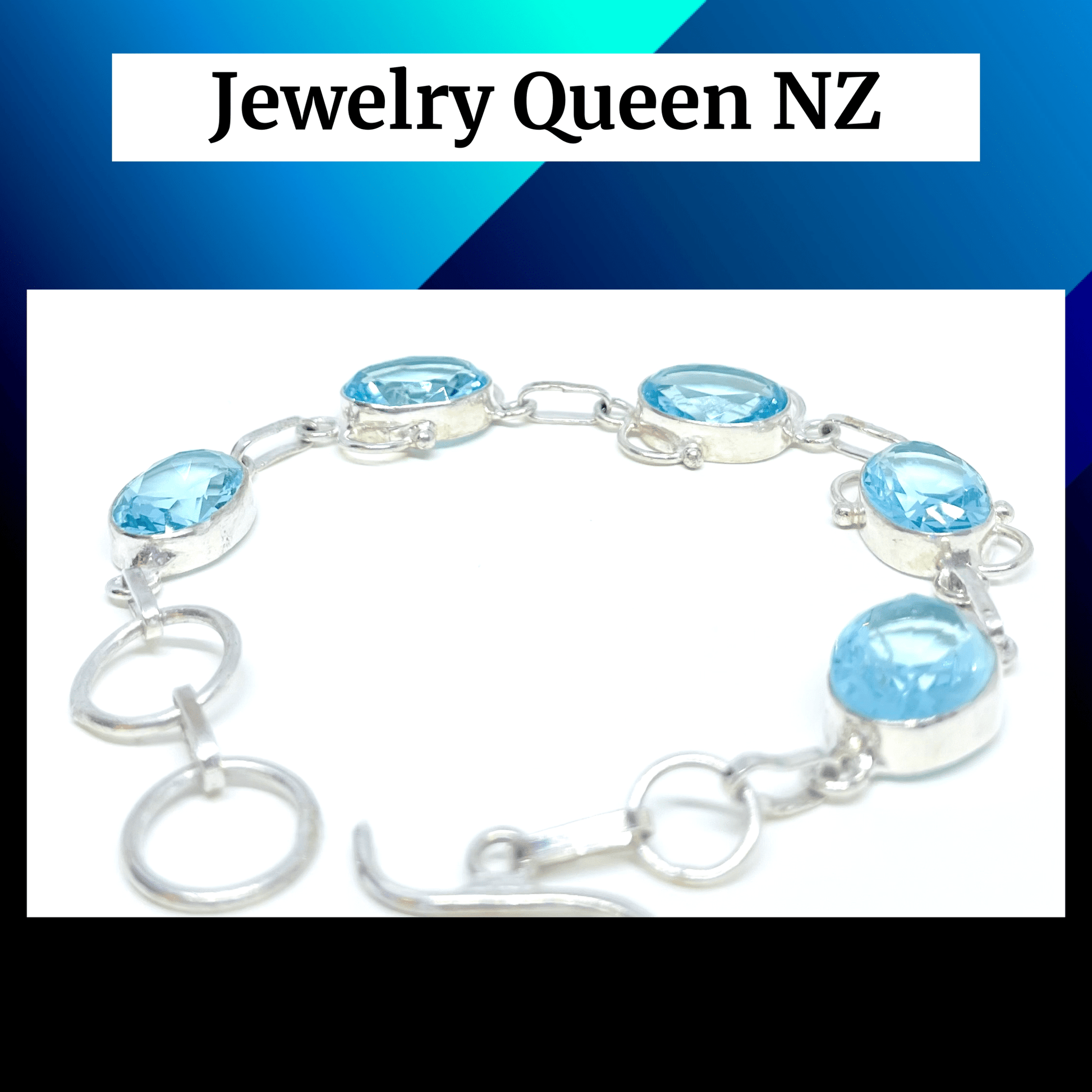 Sparkling Blue Topaz bracelet Bracelets