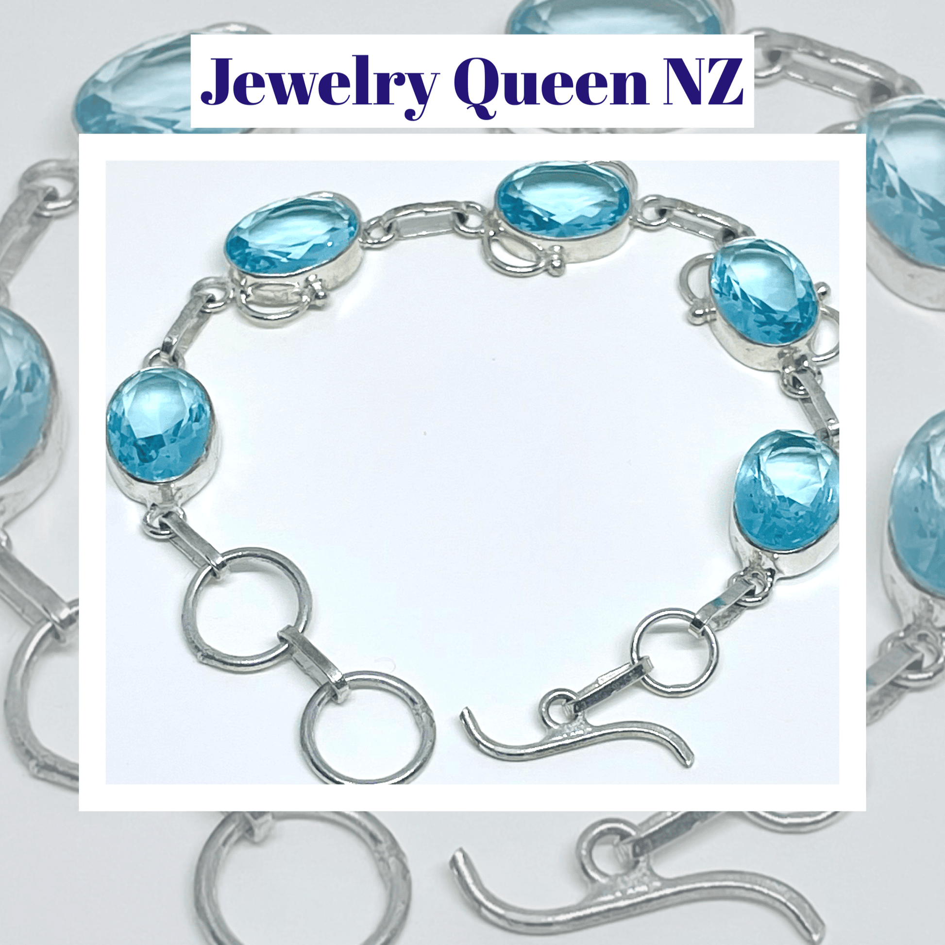 Sparkling Blue Topaz bracelet Bracelets