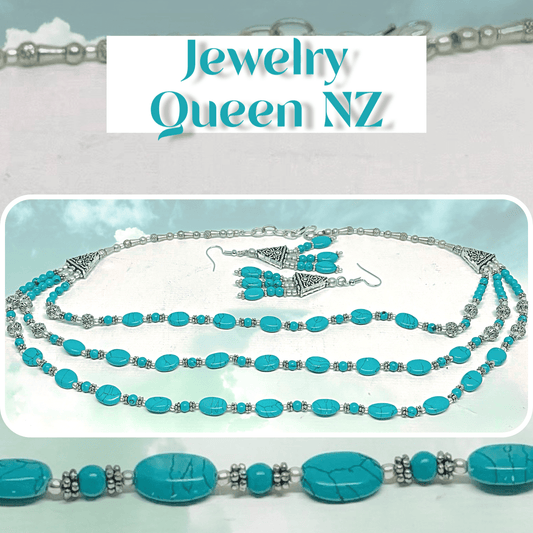 Tibetan Turquoise necklace set Jewelry Sets