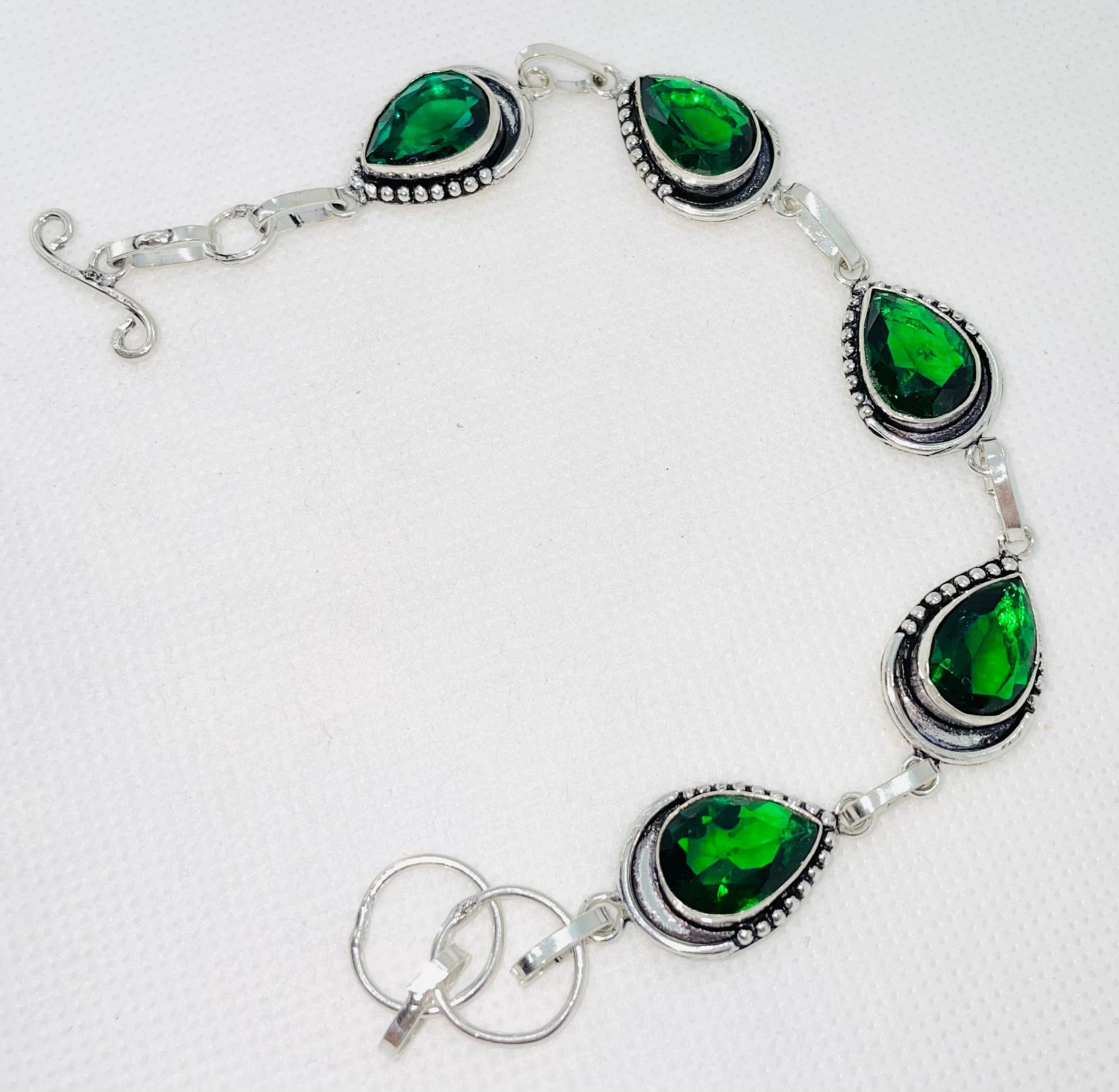 Green Chrome Diopside Bracelet Bracelets