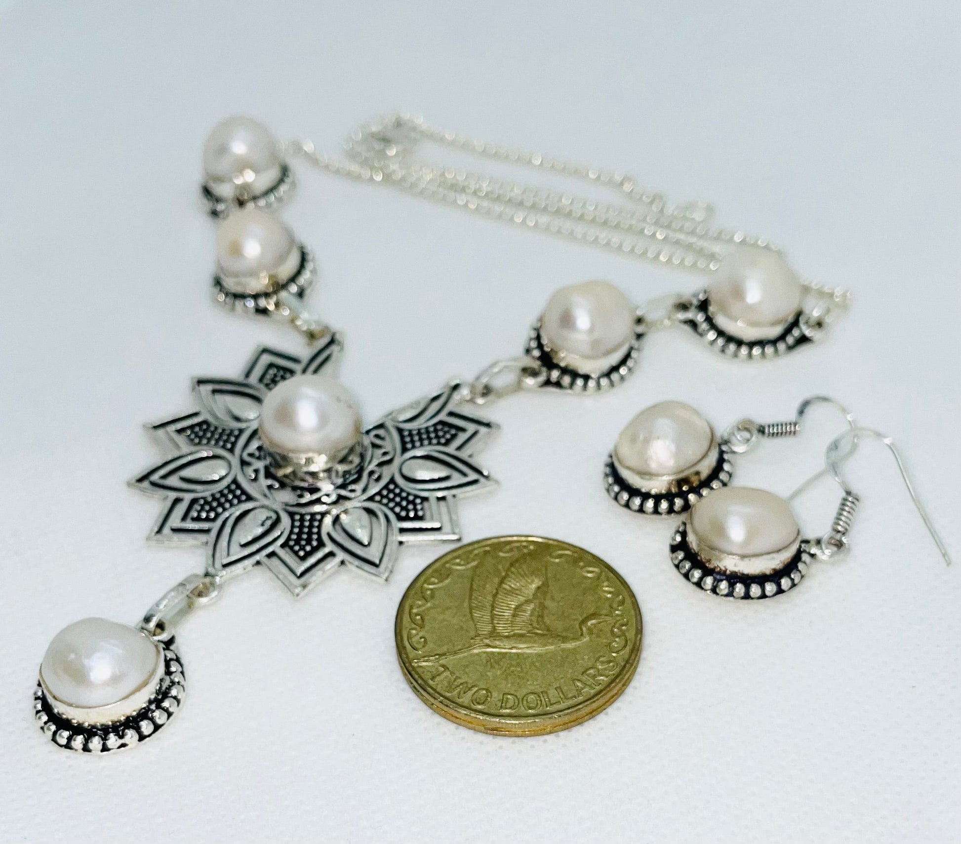 Biwa Pearl necklace set Jewelry Sets